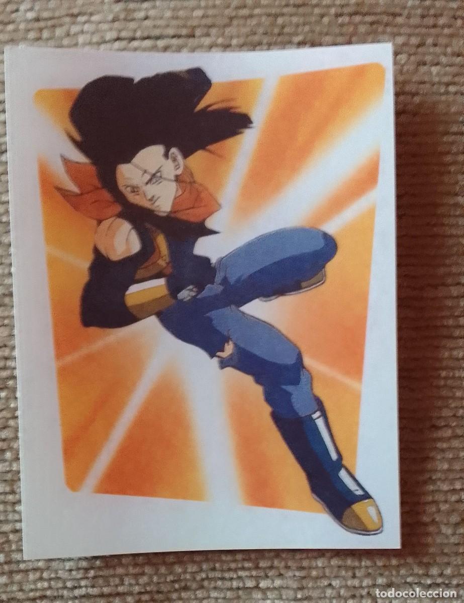 Coleccionismo cromos antiguos: CROMO PEGATELAS. SUPER A-17. DRAGON BALL GT. BOOMER.