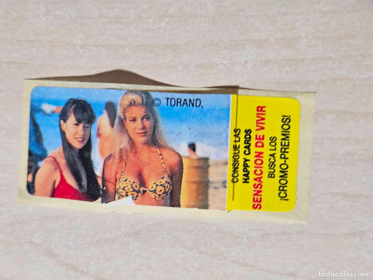 Coleccionismo cromos antiguos: sensacion de vivir happy cards chicle BUEN ESTADO