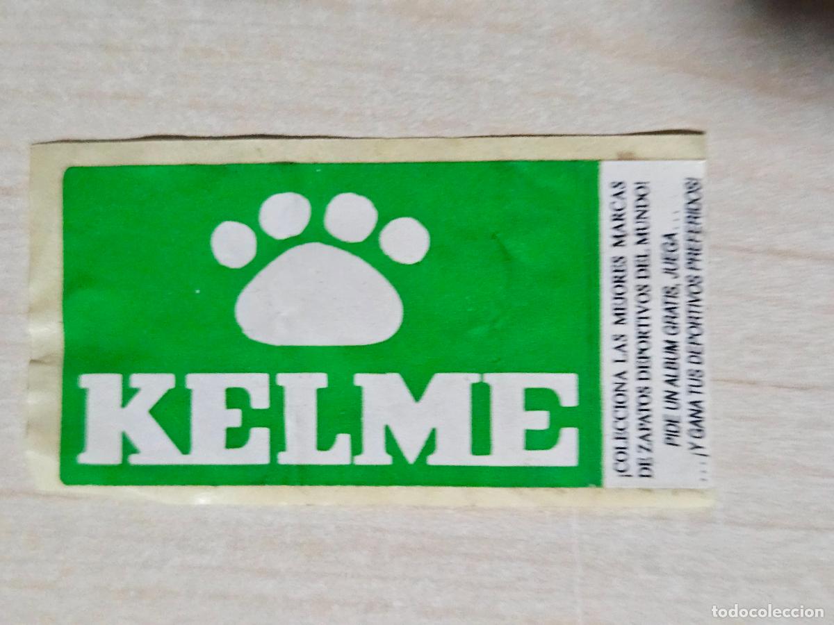 Coleccionismo cromos antiguos: CROMO CHICLE CON TRASERA KELME MARCAS DE ZAPATOS DEPORTIVOS