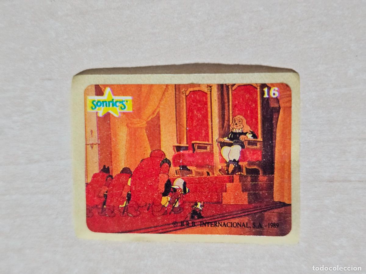 Coleccionismo cromos antiguos: PEGATINA DE DARTACAN CHICLE SONRICS NUMERO 16