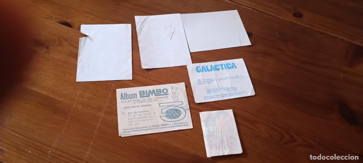 Coleccionismo cromos antiguos: LOTE CROMOS CON DEFECTOS, LOS DE LA FOTO - Foto 2