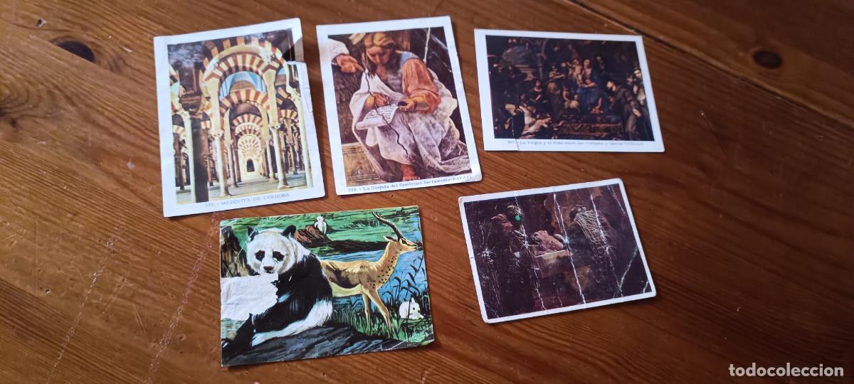 Coleccionismo cromos antiguos: LOTE CROMOS CON DEFECTOS, LOS DE LA FOTO