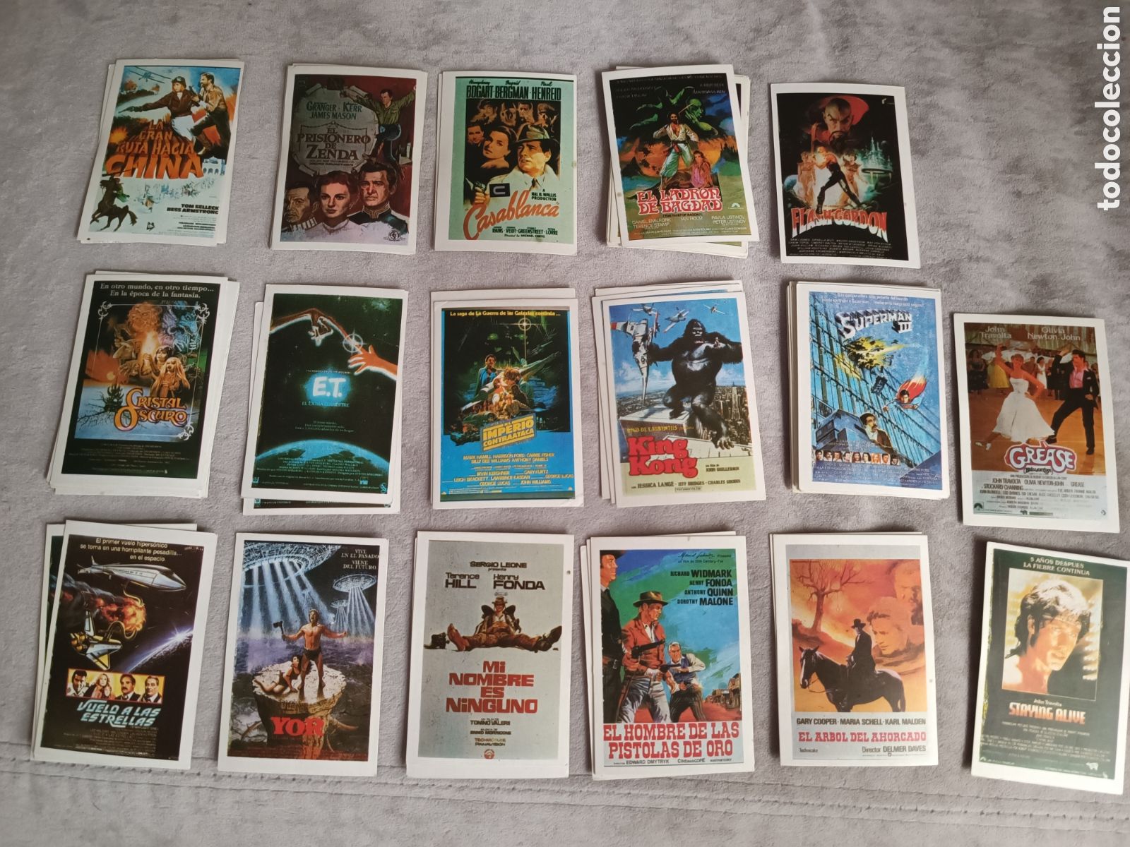 Coleccionismo cromos antiguos: 17 CROMOS DIFERENTES VIDEO GUAY EDITORIAL DALSA 1984 SIN PEGAR