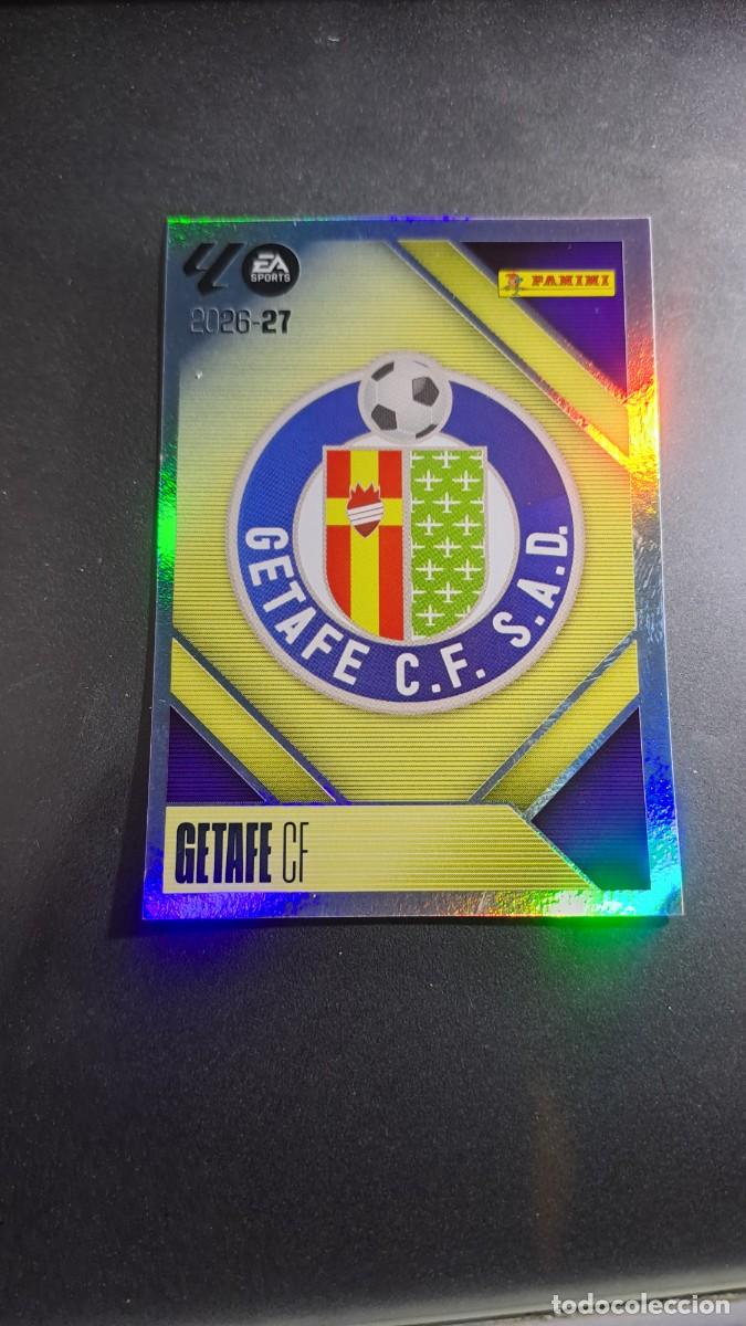 Coleccionismo cromos antiguos: CROMO ESCUDO GETAFE 1 LIGA 2026 2027 26 27 ESTE PANINI NUNCA PEGADO