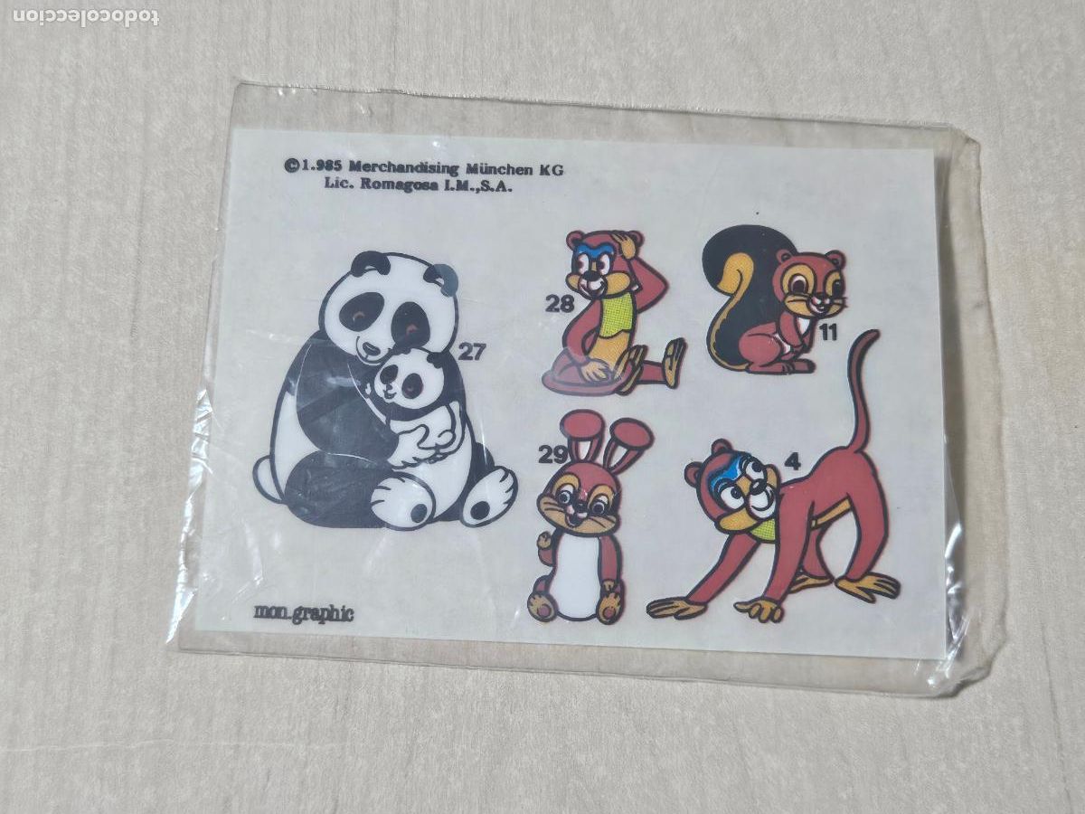 Coleccionismo cromos antiguos: PEGATINA DEL Album Cromos TAO TAO y sus amigos TANG Romagosa a&ntilde;o 1985