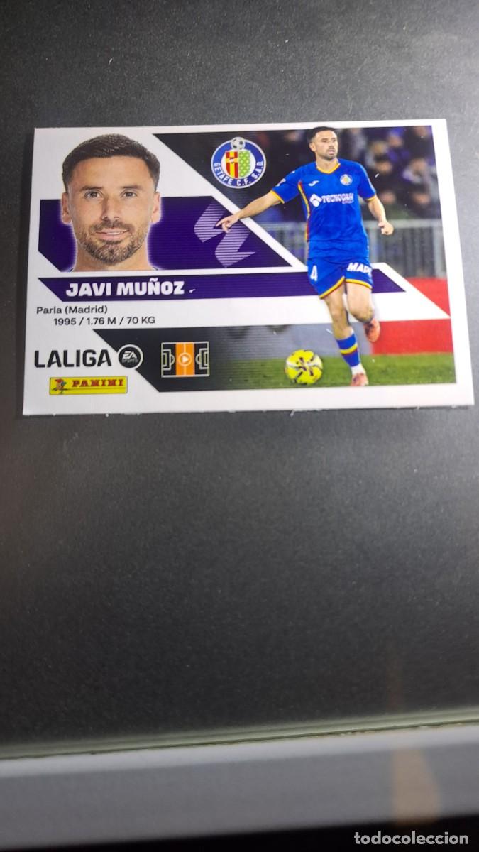 Coleccionismo cromos antiguos: CROMO JAVI MU&Ntilde;OZ 12 GETAFE LIGA 2026 2027 26 27 ESTE PANINI NUNCA PEGADO