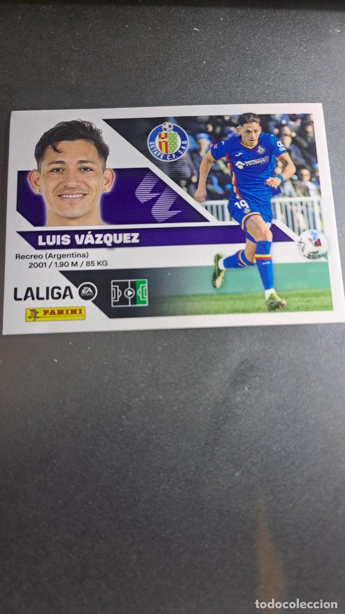 Coleccionismo cromos antiguos: CROMO LUIS VAZQUEZ 19 GETAFE LIGA 2026 2027 26 27 ESTE PANINI NUNCA PEGADO
