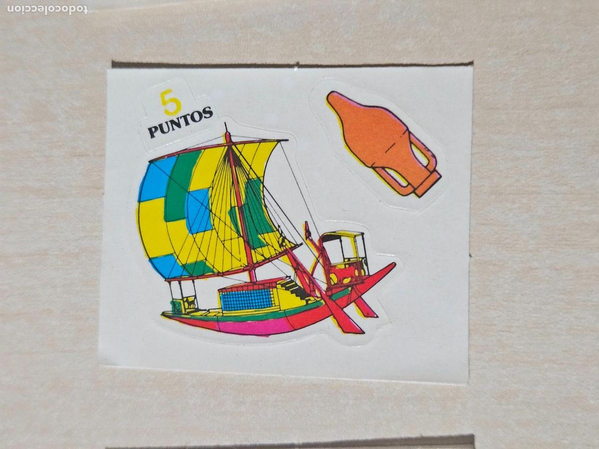 Coleccionismo cromos antiguos: CROMO ADHESIVO PEGATINA COLECCION CROMOLOCOMOCION BOLLYCAO PANRICO 1985