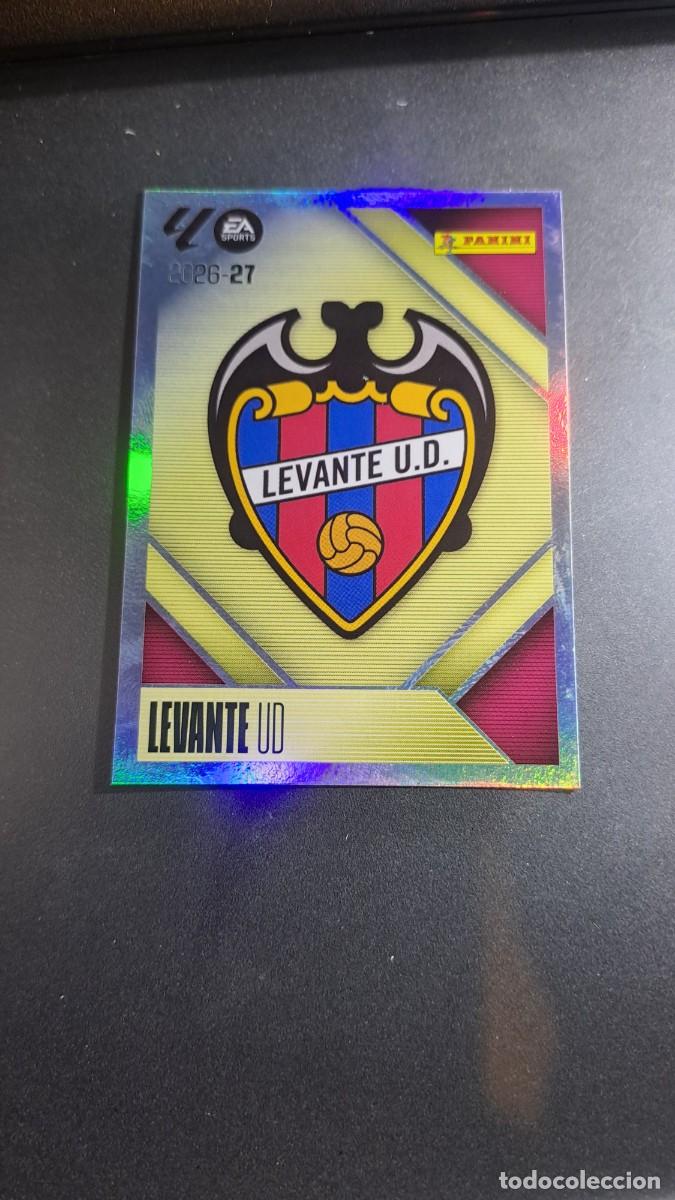 Coleccionismo cromos antiguos: CROMO ESCUDO LEVANTE 1 LIGA 2026 2027 26 27 ESTE PANINI NUNCA PEGADO