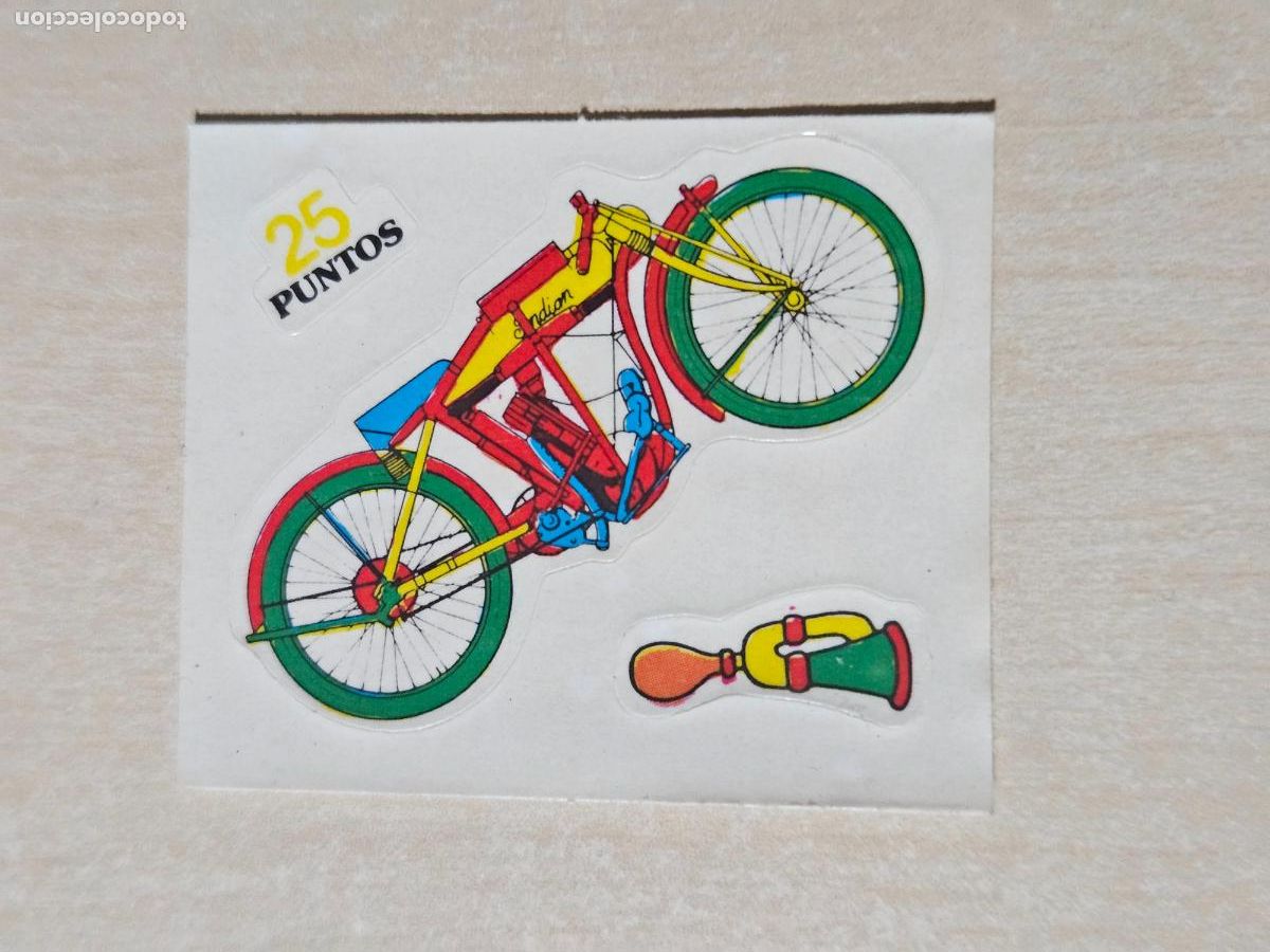 Coleccionismo cromos antiguos: CROMO ADHESIVO PEGATINA COLECCION CROMOLOCOMOCION BOLLYCAO PANRICO 1985