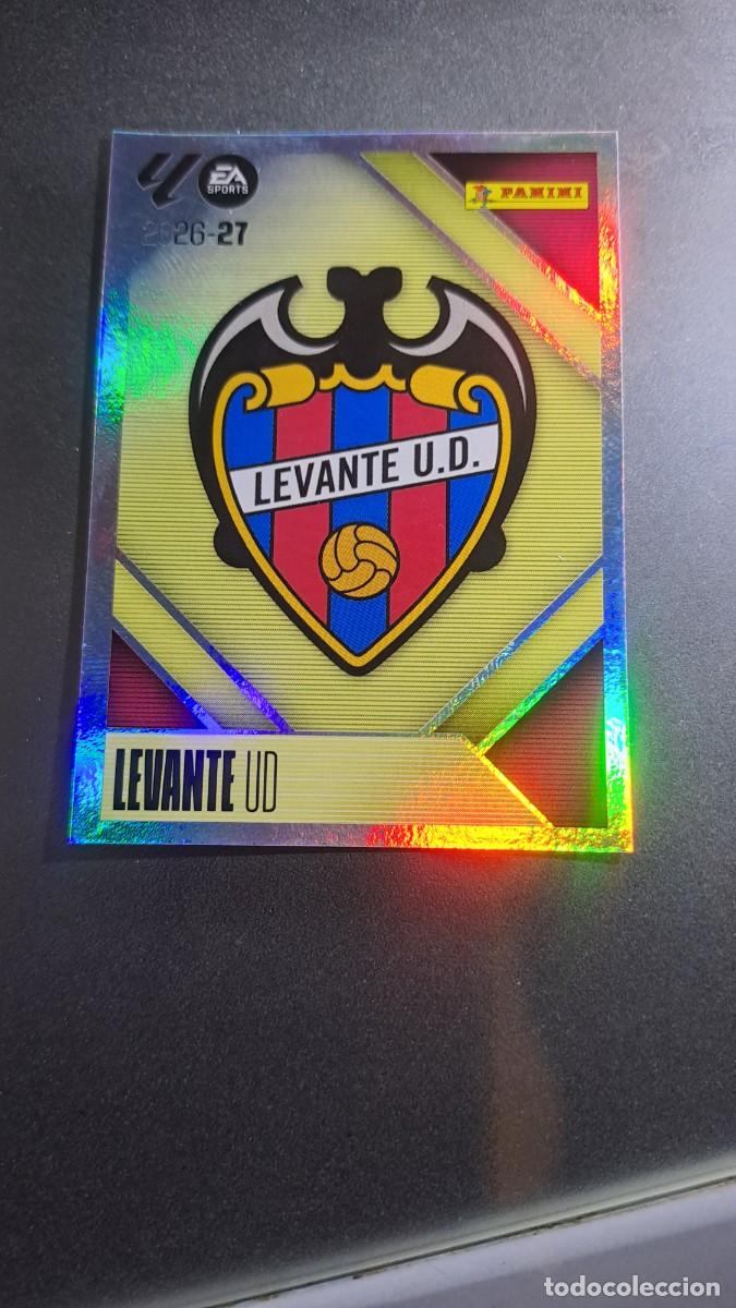 Coleccionismo cromos antiguos: CROMO ESCUDO LEVANTE 1 LIGA 2026 2027 26 27 ESTE PANINI NUNCA PEGADO
