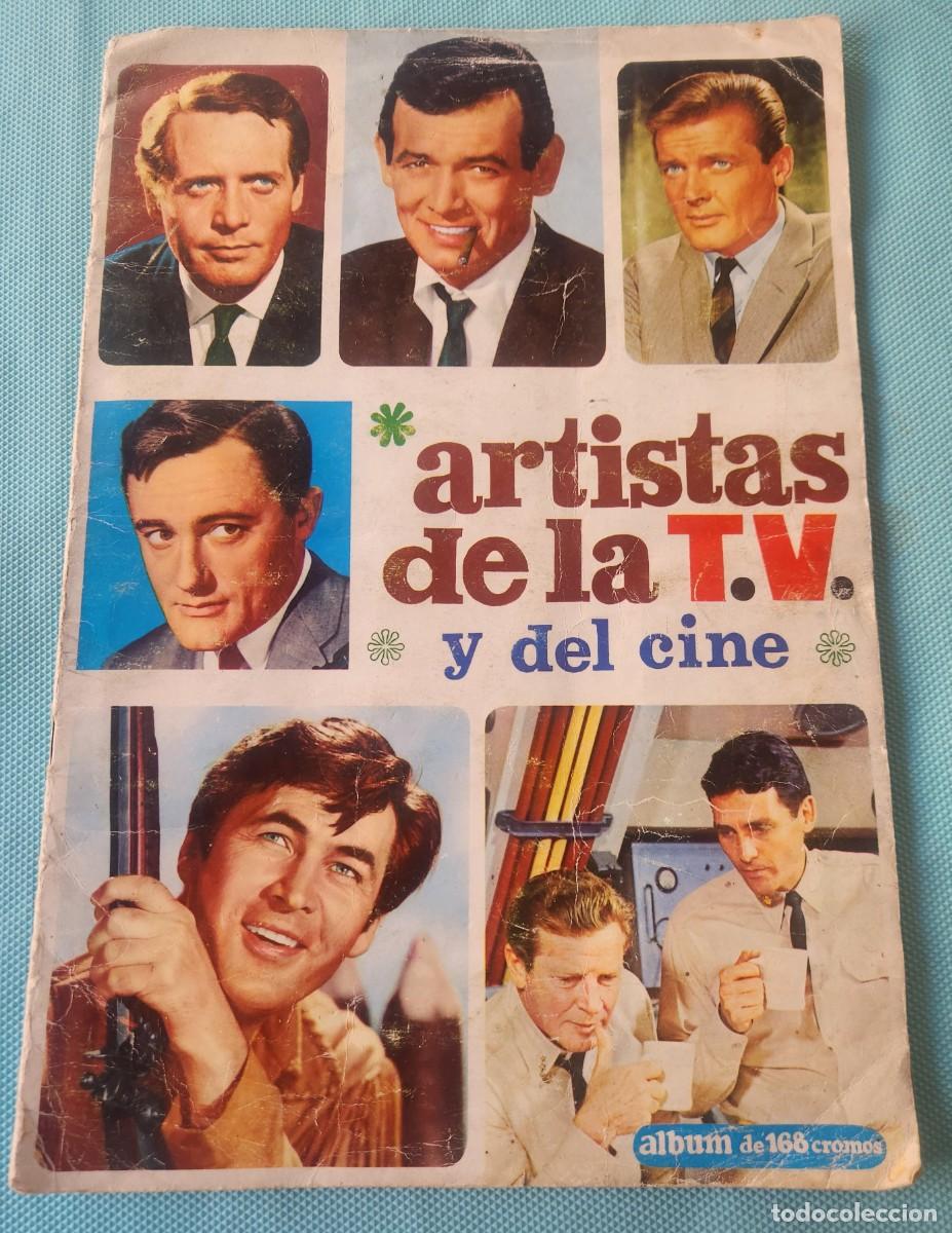 Coleccionismo cromos antiguos: ARTISTAS DE LA T.V. Y CINE album cromos a&ntilde;o 1966