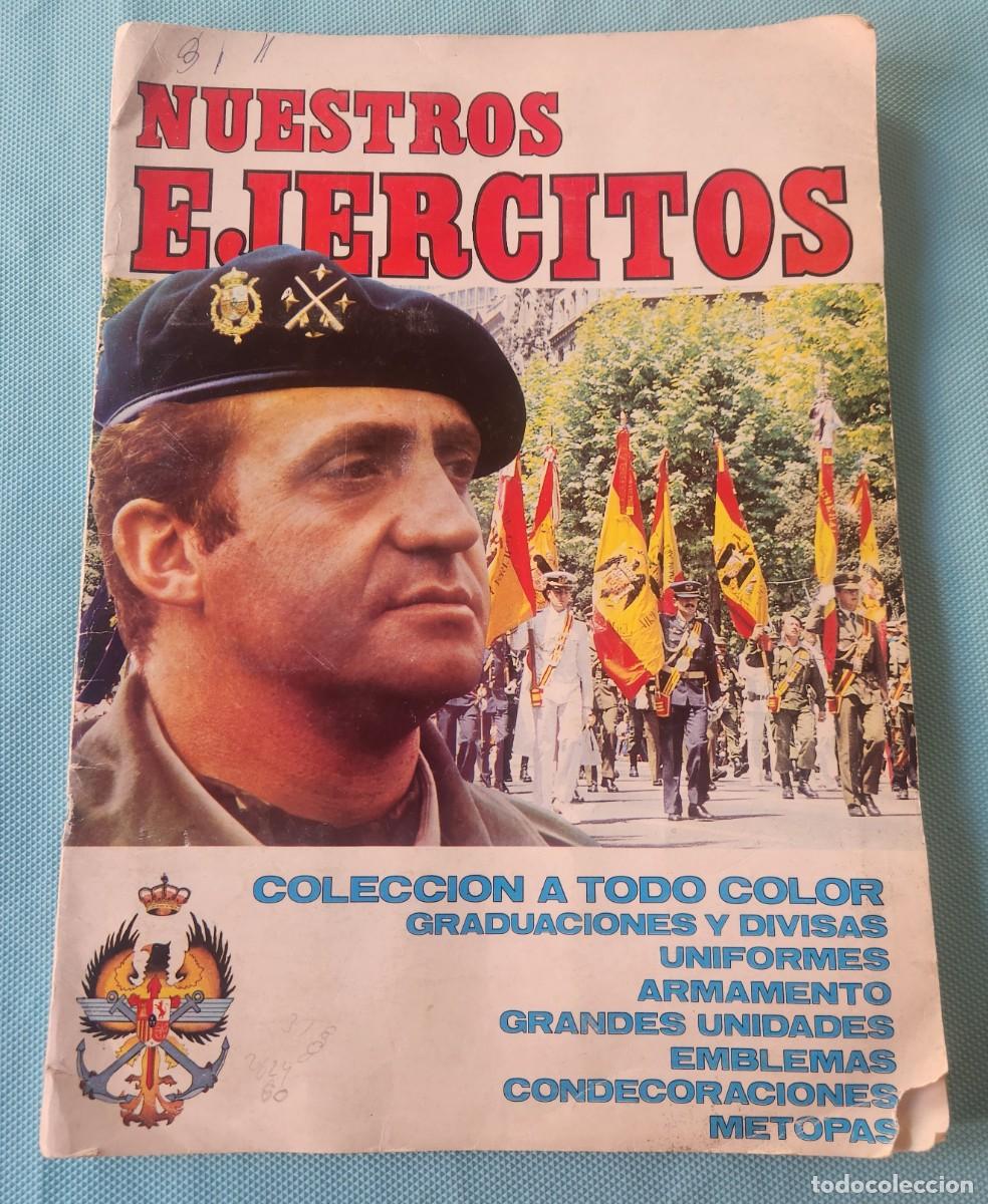 Coleccionismo cromos antiguos: Nuestros Ej&eacute;rcitos - &Aacute;lbum de Cromos del a&ntilde;o 1982 - Foto 1