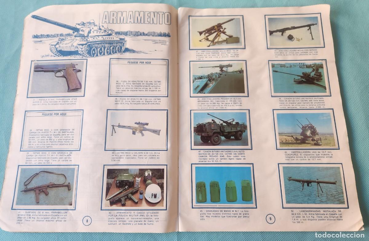 Coleccionismo cromos antiguos: Nuestros Ej&eacute;rcitos - &Aacute;lbum de Cromos del a&ntilde;o 1982 - Foto 4