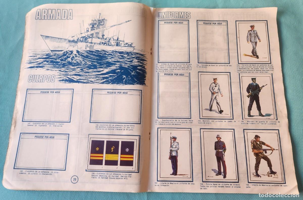 Coleccionismo cromos antiguos: Nuestros Ej&eacute;rcitos - &Aacute;lbum de Cromos del a&ntilde;o 1982 - Foto 7