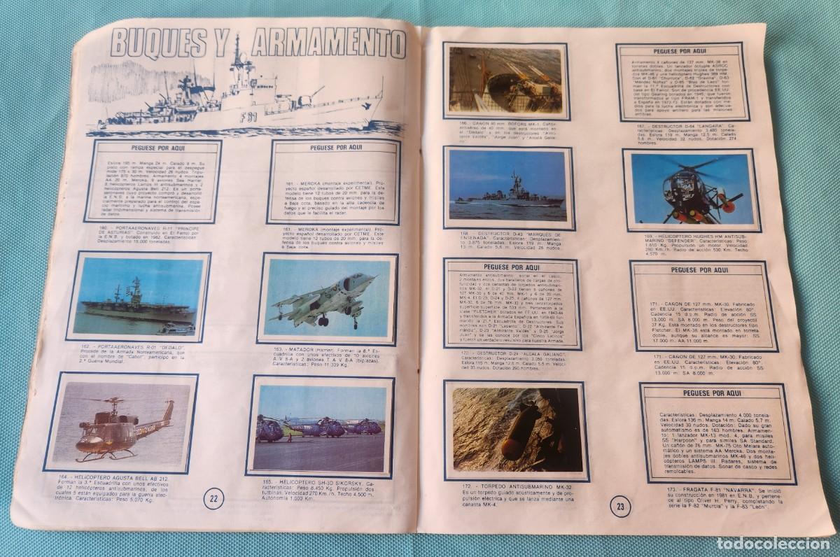 Coleccionismo cromos antiguos: Nuestros Ej&eacute;rcitos - &Aacute;lbum de Cromos del a&ntilde;o 1982 - Foto 8