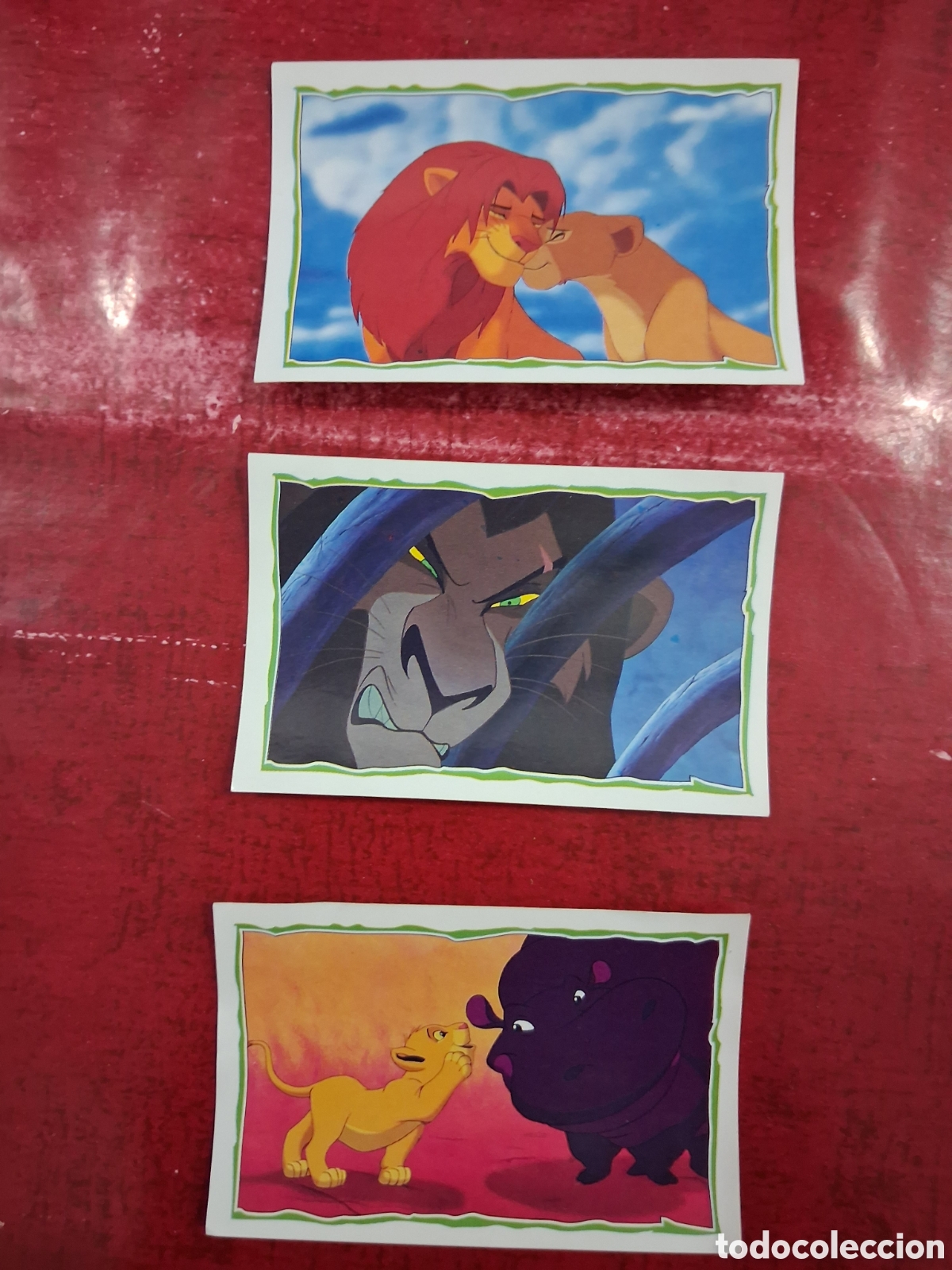 Coleccionismo cromos antiguos: Cromos El Rey Le&oacute;n Panini