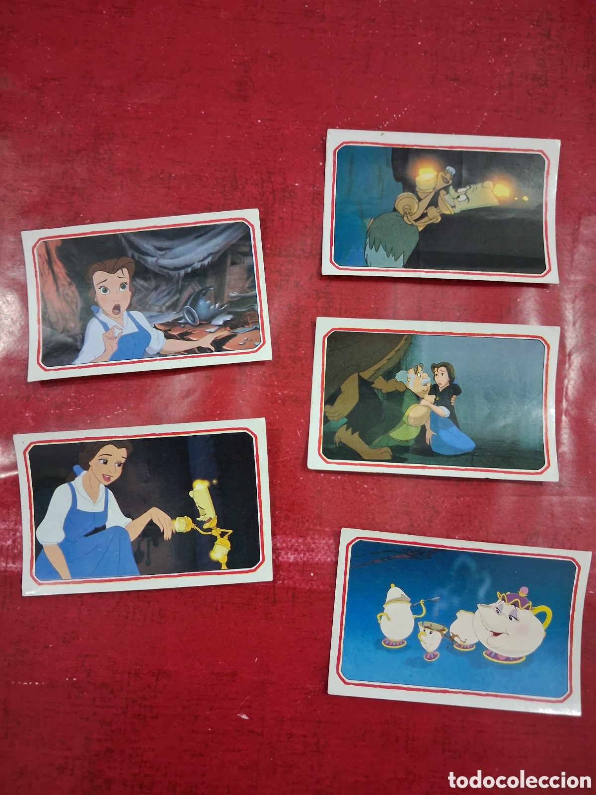 Coleccionismo cromos antiguos: Cromos La Bella y la Bestia Panini