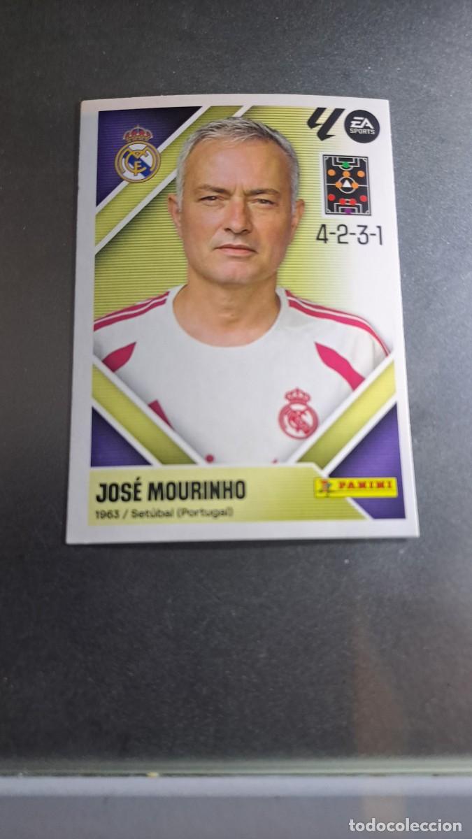 Coleccionismo cromos antiguos: CROMO JOSE MOURINHO 2 ENTRENADOR REAL MADRID LIGA 2026 2027 26 27 ESTE PANINI NUNCA PEGADO