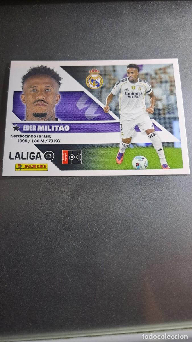 Coleccionismo cromos antiguos: CROMO MILITAO 6 REAL MADRID LIGA 2026 2027 26 27 ESTE PANINI NUNCA PEGADO