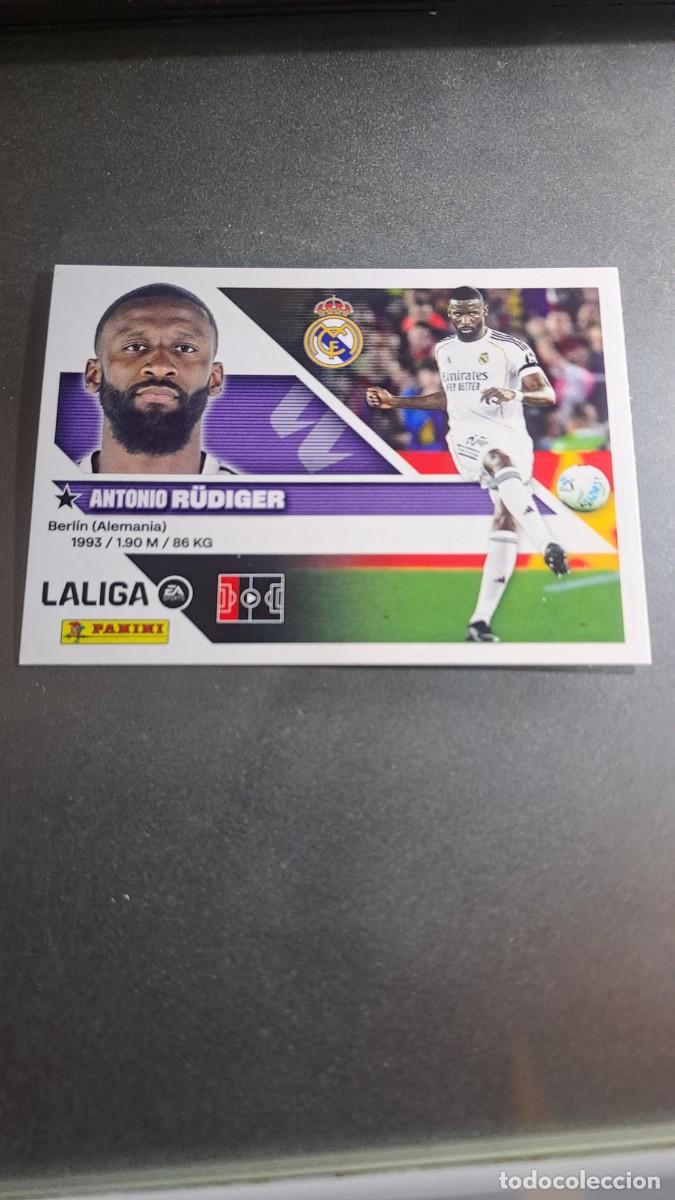 Coleccionismo cromos antiguos: CROMO RUDIGER 8 REAL MADRID LIGA 2026 2027 26 27 ESTE PANINI NUNCA PEGADO