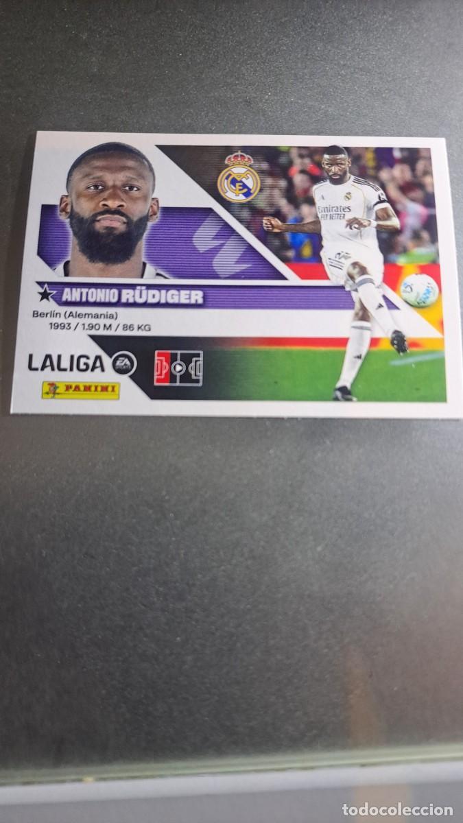 Coleccionismo cromos antiguos: CROMO RUDIGER 8 REAL MADRID LIGA 2026 2027 26 27 ESTE PANINI NUNCA PEGADO