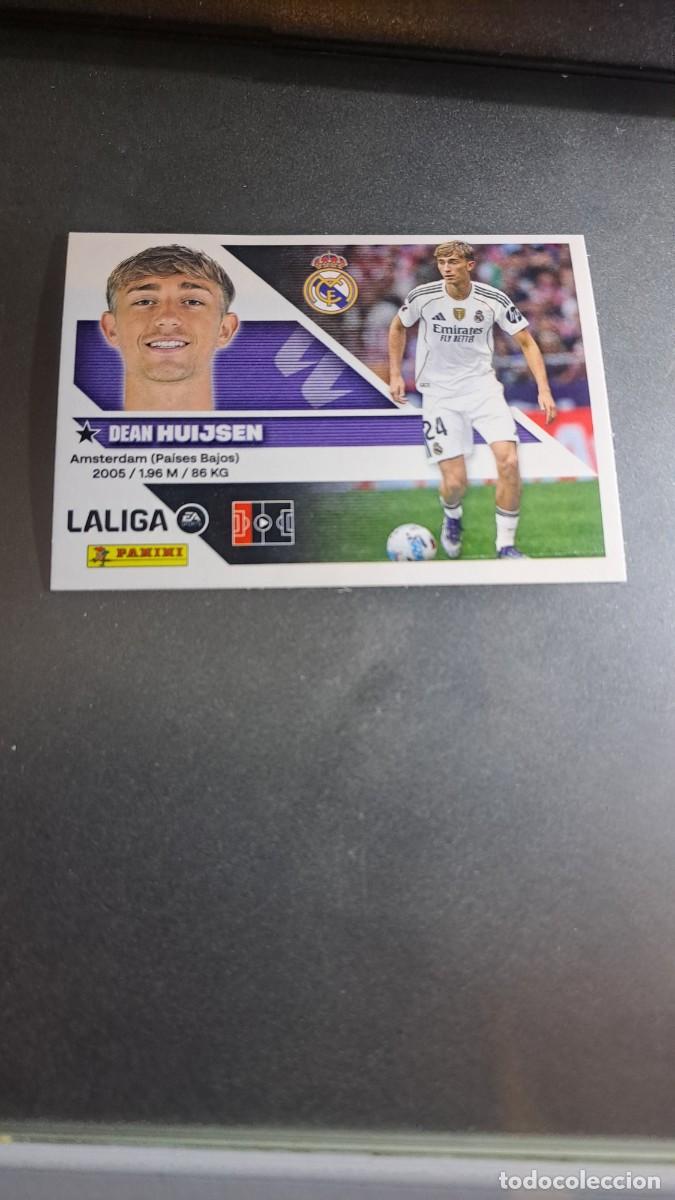 Coleccionismo cromos antiguos: CROMO HUIJSEN 9 REAL MADRID LIGA 2026 2027 26 27 ESTE PANINI NUNCA PEGADO