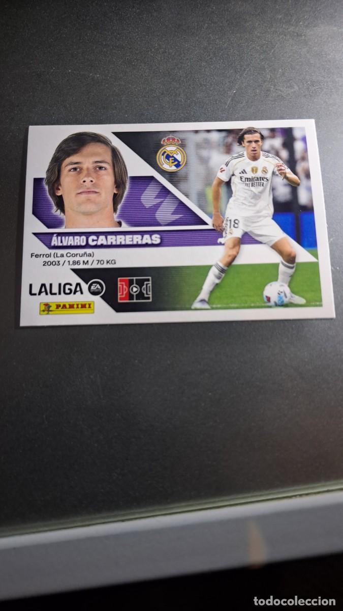 Coleccionismo cromos antiguos: CROMO CARRERAS 10A 10 A REAL MADRID LIGA 2026 2027 26 27 ESTE PANINI NUNCA PEGADO