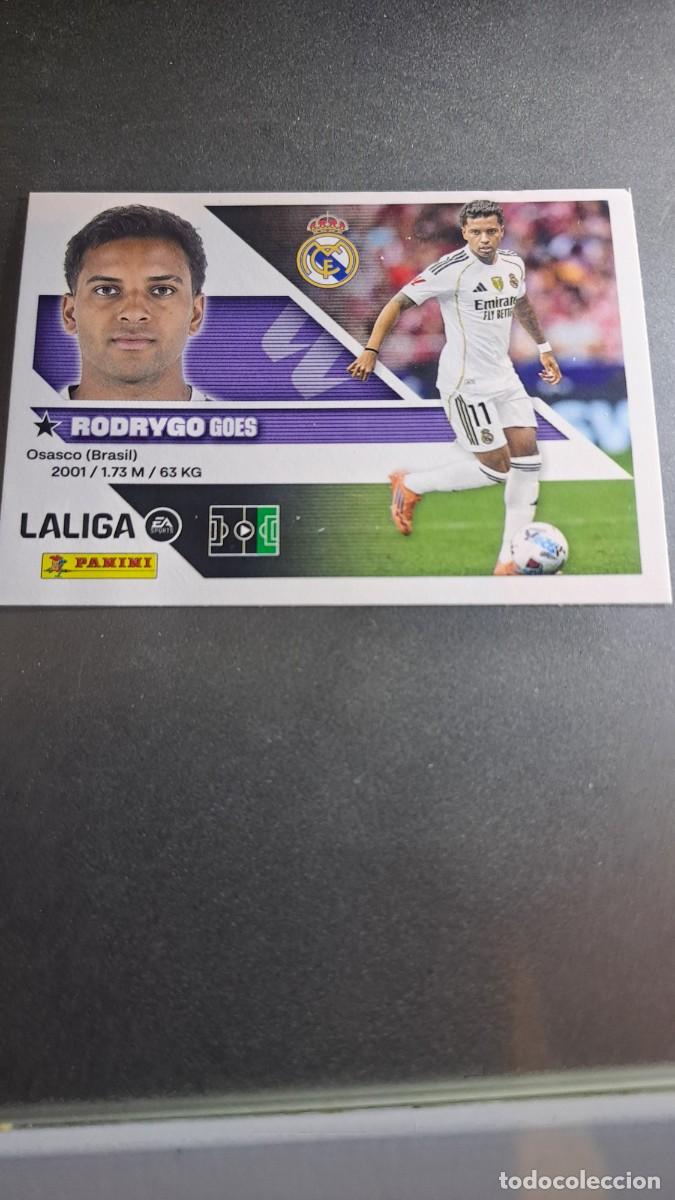 Coleccionismo cromos antiguos: CROMO RODRYGO 18 REAL MADRID LIGA 2026 2027 26 27 ESTE PANINI NUNCA PEGADO