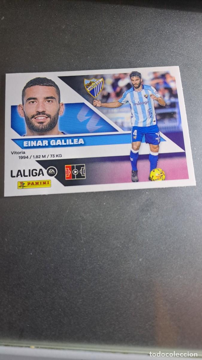 Coleccionismo cromos antiguos: CROMO EINAR GALILEA 8 MALAGA LIGA 2026 2027 26 27 ESTE PANINI NUNCA PEGADO
