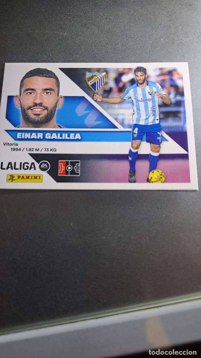 Coleccionismo cromos antiguos: CROMO EINAR GALILEA 8 MALAGA LIGA 2026 2027 26 27 ESTE PANINI NUNCA PEGADO