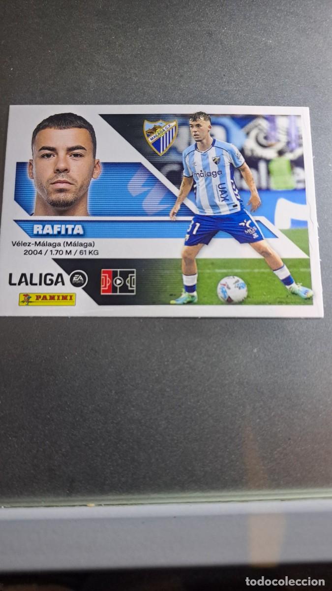 Coleccionismo cromos antiguos: CROMO RAFITA 9 MALAGA LIGA 2026 2027 26 27 ESTE PANINI NUNCA PEGADO