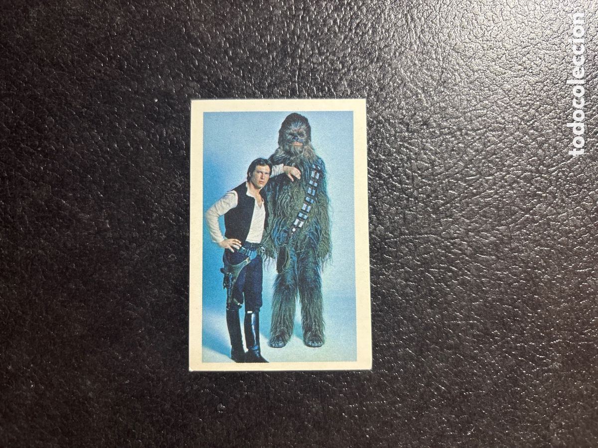 Coleccionismo cromos antiguos: CROMO LA GUERRA DE LAS GALAXIAS STAR WARS ORIGINAL N 78 HAN SOLO Y CHEWBACCA EDITORIAL PACOSA 2 1977