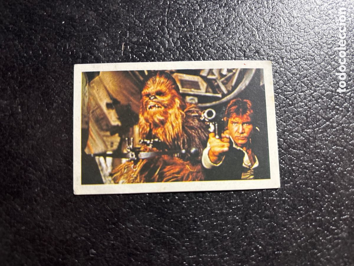 Coleccionismo cromos antiguos: CROMO LA GUERRA DE LAS GALAXIAS STAR WARS ORIGINAL N 83 HAN SOLO Y CHEWBACCA EDITORIAL PACOSA 2 1977