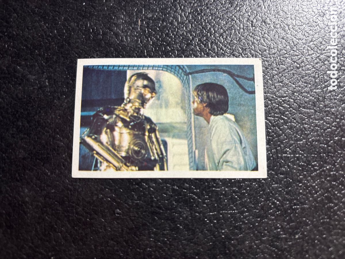 Coleccionismo cromos antiguos: CROMO LA GUERRA DE LAS GALAXIAS STAR WARS ORIGINAL N&ordm; 44 LUKE SKYWALKER EDITORIAL PACOSA 2 1977