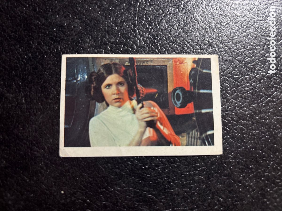 Coleccionismo cromos antiguos: CROMO LA GUERRA DE LAS GALAXIAS STAR WARS ORIGINAL N&ordm; 23 PRINCESA LEIA EDITORIAL PACOSA 2 1977
