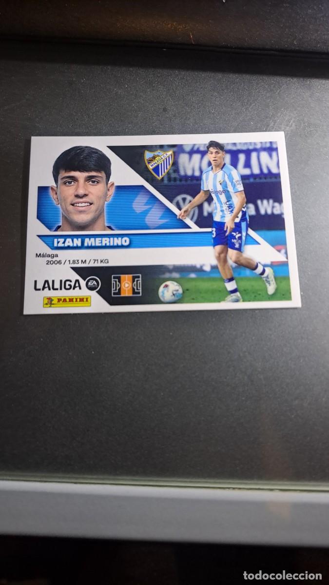 Coleccionismo cromos antiguos: CROMO IZAN MERINO 11 MALAGA LIGA 2026 2027 26 27 ESTE PANINI NUNCA PEGADO