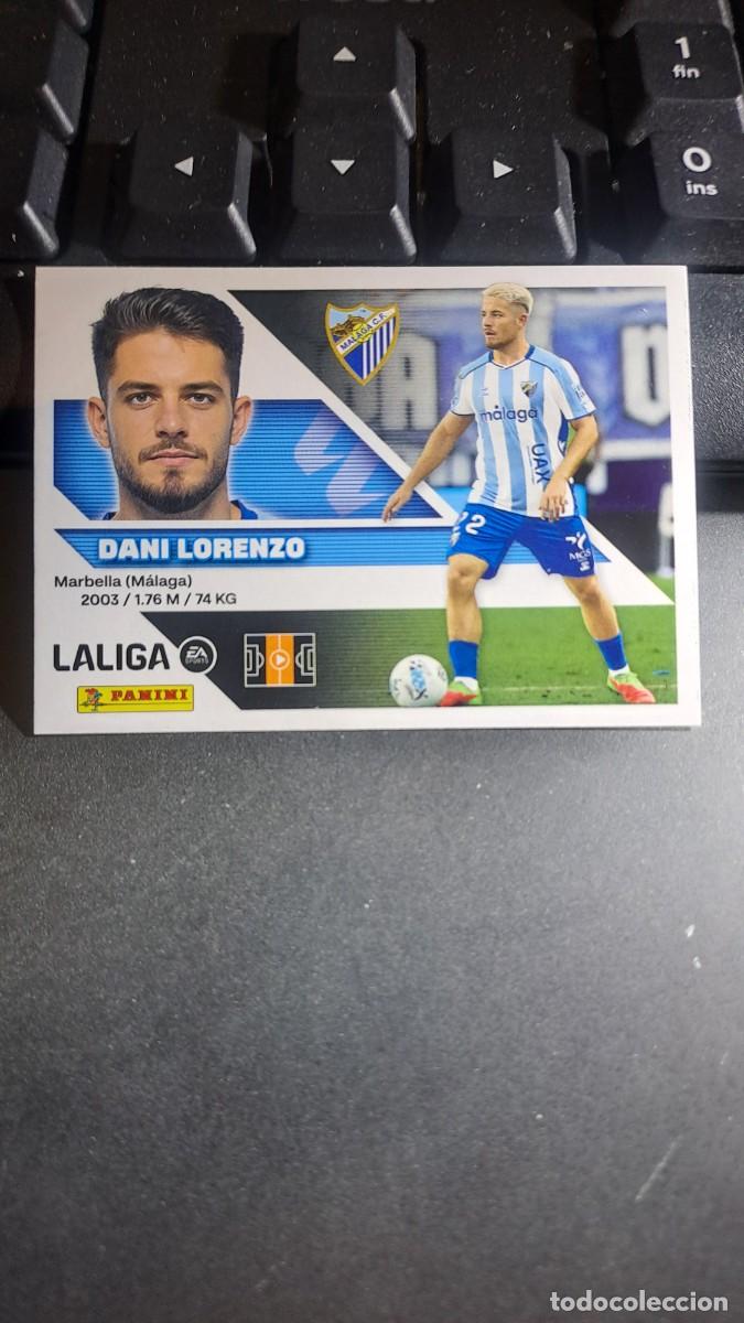 Coleccionismo cromos antiguos: CROMO DANI LORENZO 12 MALAGA LIGA 2026 2027 26 27 ESTE PANINI NUNCA PEGADO