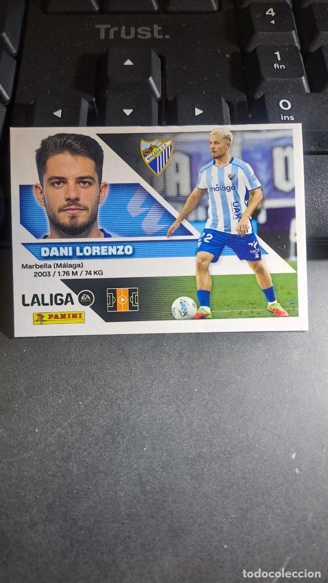 Coleccionismo cromos antiguos: CROMO DANI LORENZO 12 MALAGA LIGA 2026 2027 26 27 ESTE PANINI NUNCA PEGADO