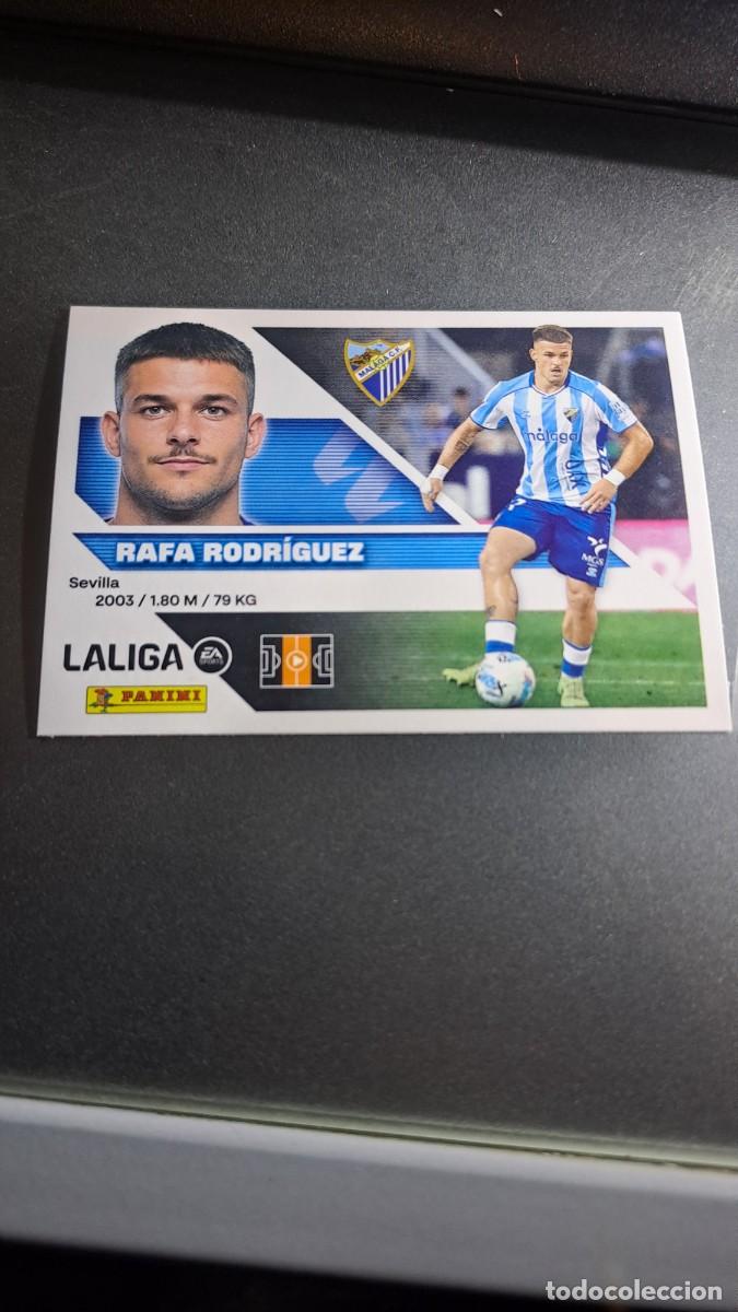 Coleccionismo cromos antiguos: CROMO RAFA RODRIGUEZ 13A 13 A MALAGA LIGA 2026 2027 26 27 ESTE PANINI NUNCA PEGADO