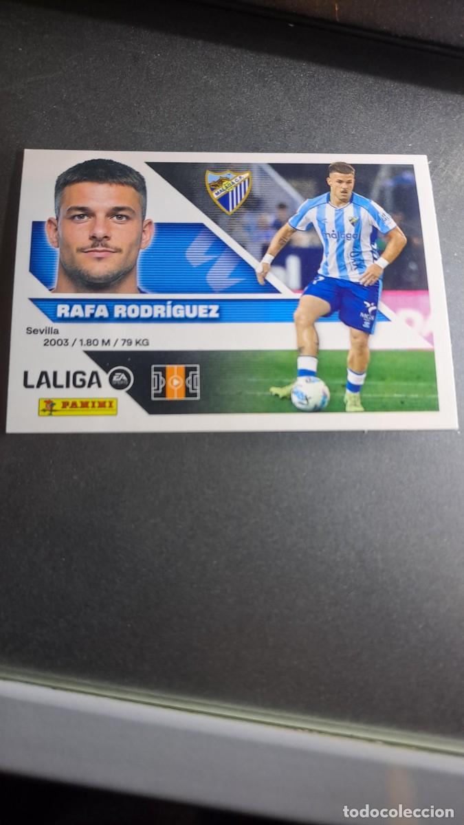 Coleccionismo cromos antiguos: CROMO RAFA RODRIGUEZ 13A 13 A MALAGA LIGA 2026 2027 26 27 ESTE PANINI NUNCA PEGADO