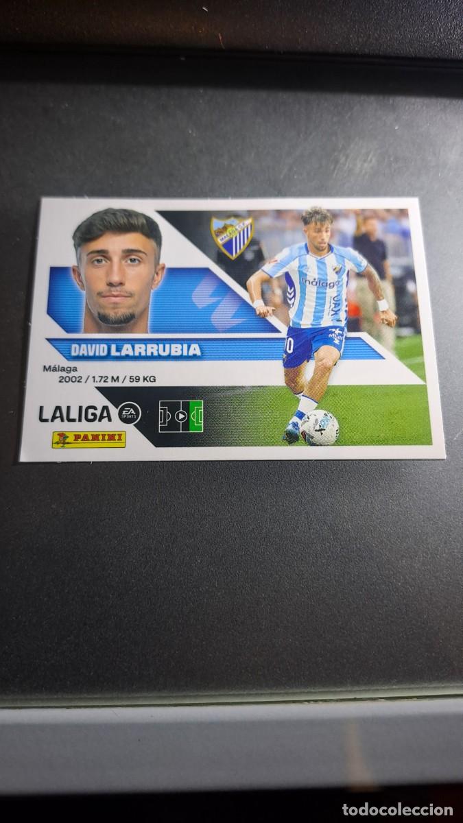 Coleccionismo cromos antiguos: CROMO LARRUBIA 16 MALAGA LIGA 2026 2027 26 27 ESTE PANINI NUNCA PEGADO
