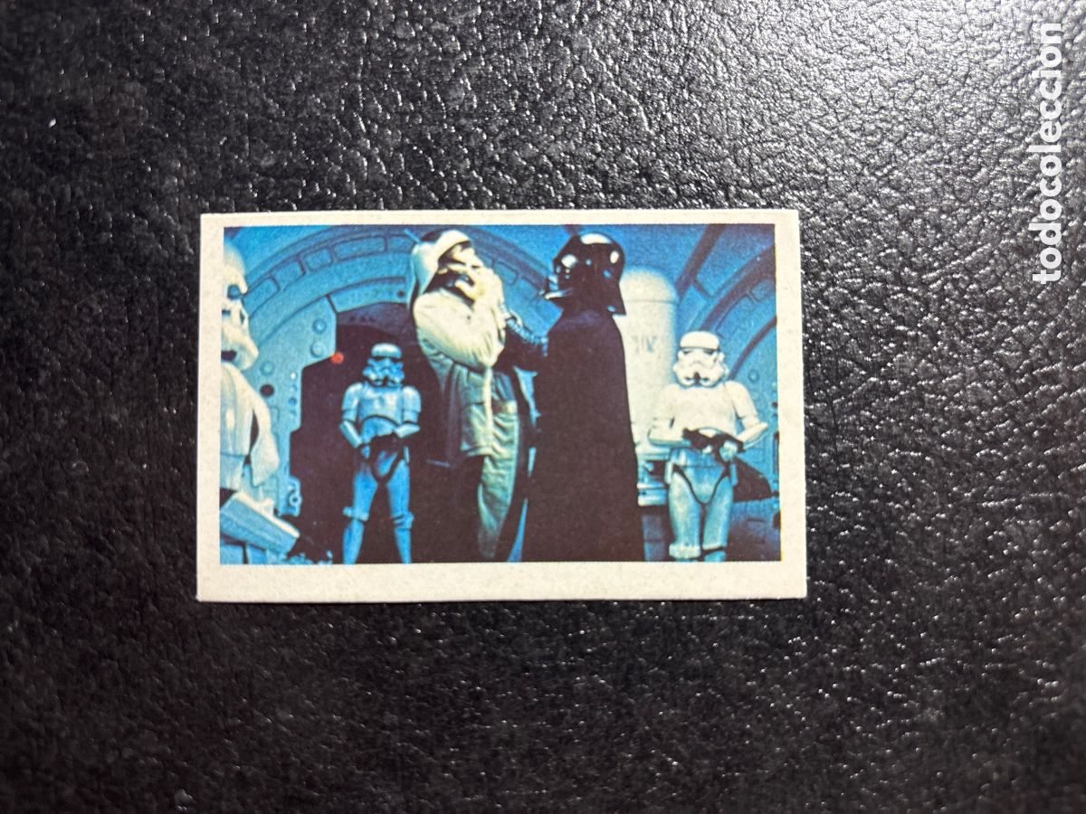 Coleccionismo cromos antiguos: CROMO LA GUERRA DE LAS GALAXIAS STAR WARS ORIGINAL N&ordm; 19 DARTH VADER EDITORIAL PACOSA 2 1977