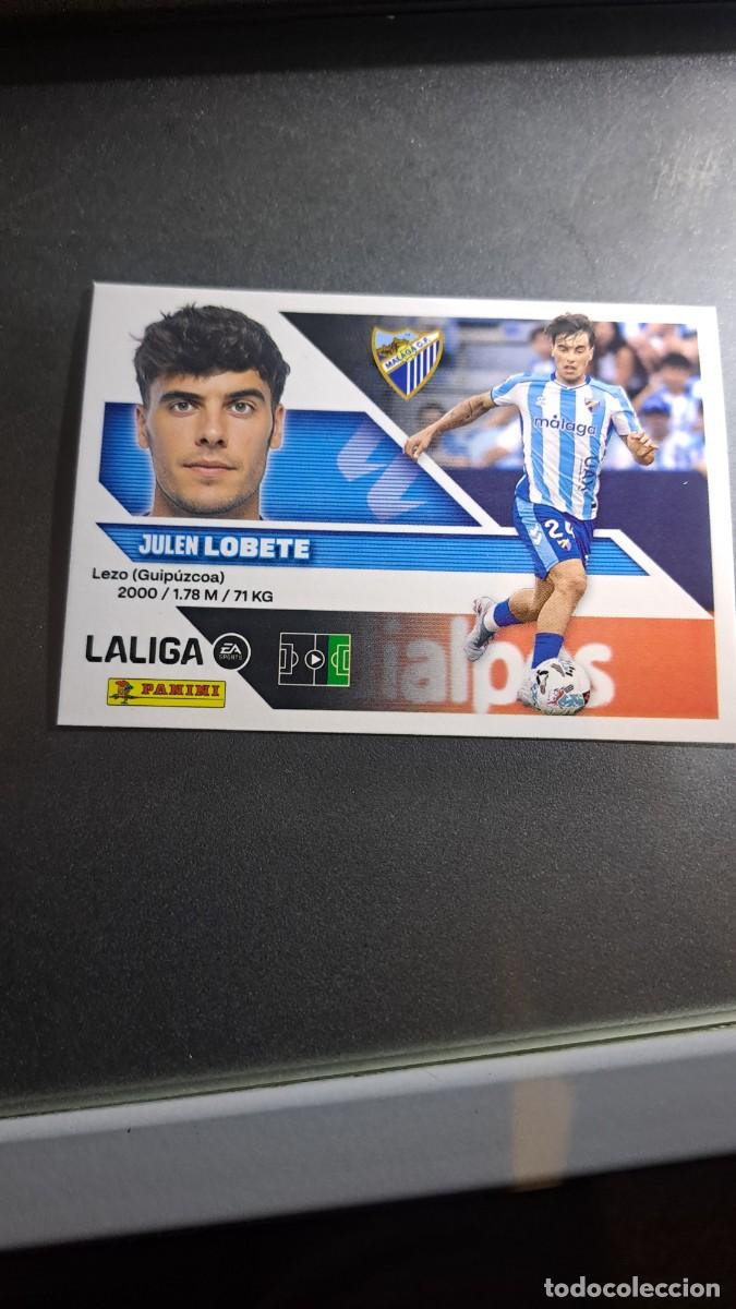 Coleccionismo cromos antiguos: CROMO LOBETE 17 MALAGA LIGA 2026 2027 26 27 ESTE PANINI NUNCA PEGADO