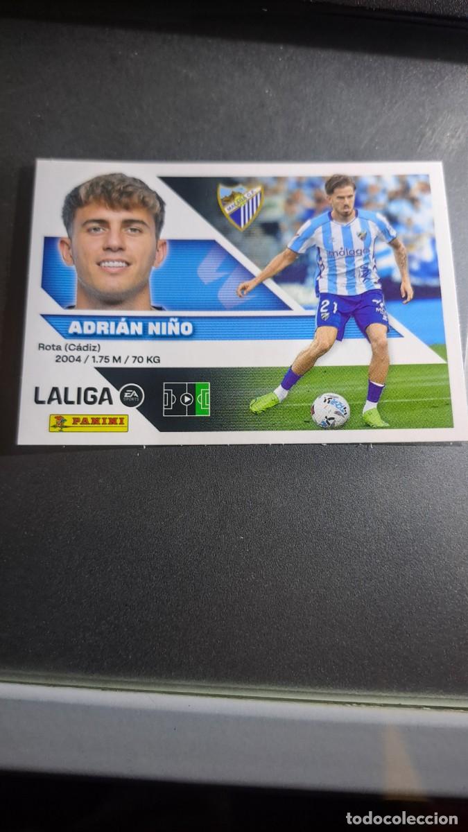 Coleccionismo cromos antiguos: CROMO ADRIAN NI&Ntilde;O 18 MALAGA LIGA 2026 2027 26 27 ESTE PANINI NUNCA PEGADO