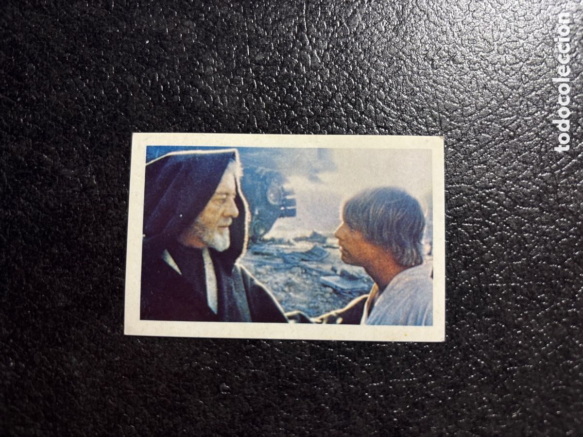 Coleccionismo cromos antiguos: CROMO LA GUERRA DE LAS GALAXIAS STAR WARS ORIGINAL N&ordm; 68 LUKE Y BEN KENOBI EDITORIAL PACOSA 2 1977