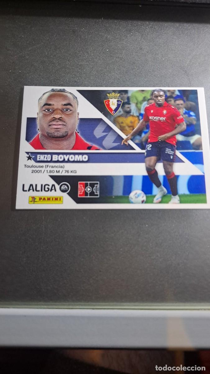 Coleccionismo cromos antiguos: CROMO BOYOMO 6 OSASUNA LIGA 2026 2027 26 27 ESTE PANINI NUNCA PEGADO