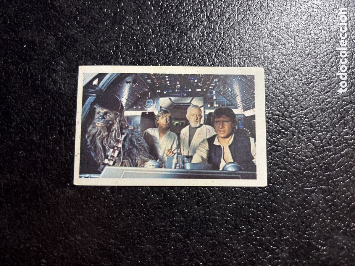 Coleccionismo cromos antiguos: CROMO LA GUERRA DE LAS GALAXIAS STAR WARS ORIGINAL N&ordm; 86 LUKE Y BEN KENOBI EDITORIAL PACOSA 2 1977