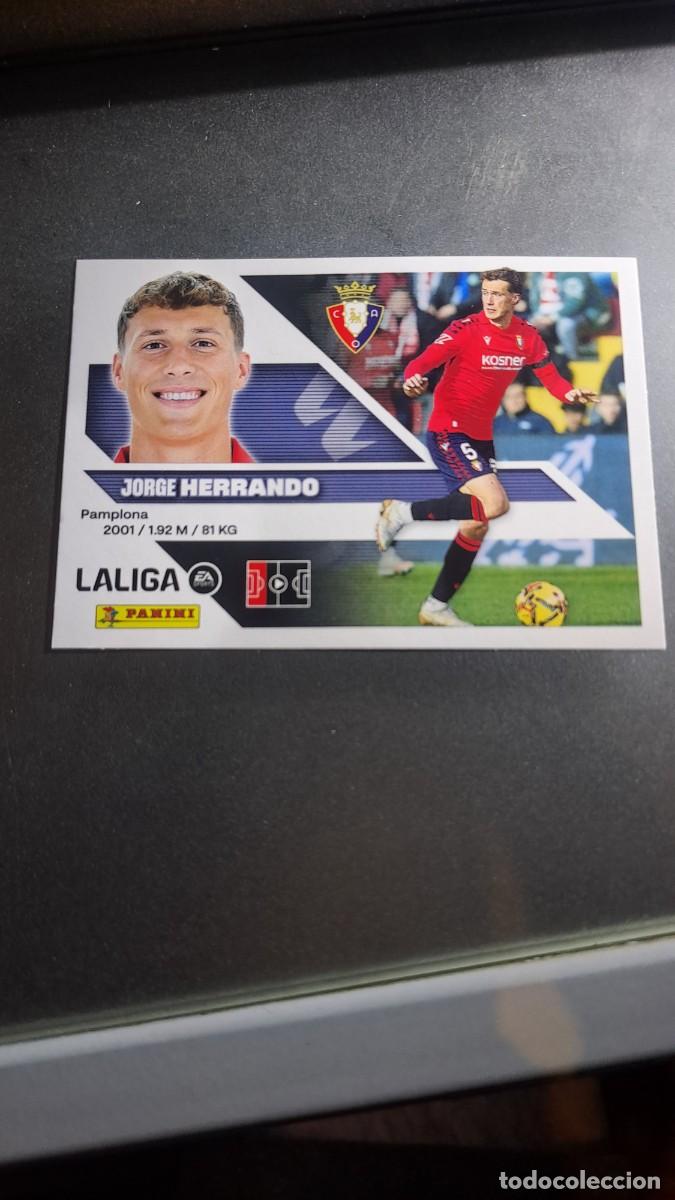 Coleccionismo cromos antiguos: CROMO HERRANDO 7 OSASUNA LIGA 2026 2027 26 27 ESTE PANINI NUNCA PEGADO