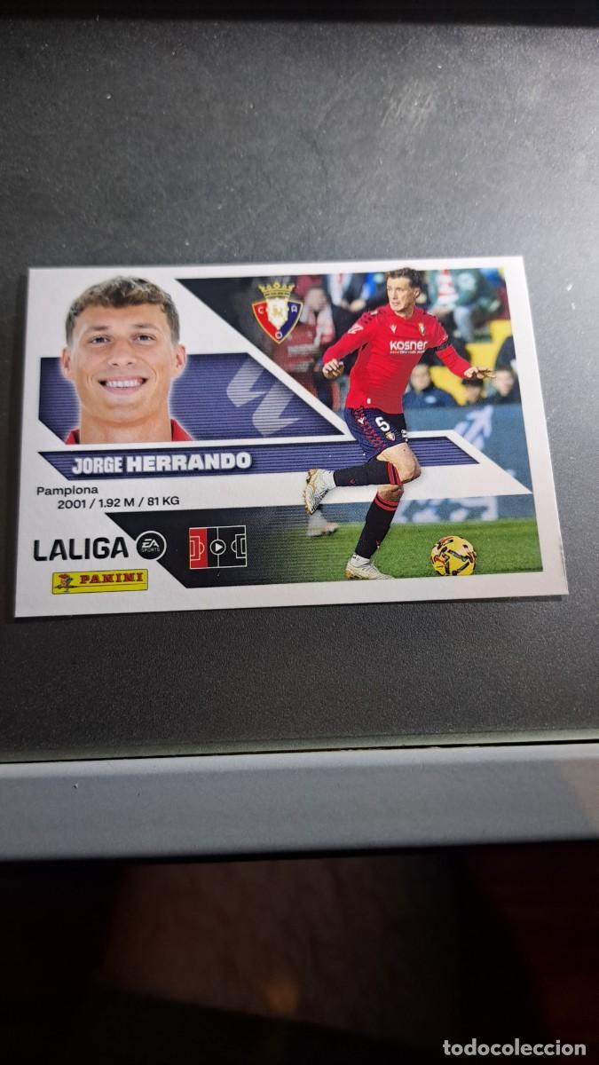Coleccionismo cromos antiguos: CROMO HERRANDO 7 OSASUNA LIGA 2026 2027 26 27 ESTE PANINI NUNCA PEGADO